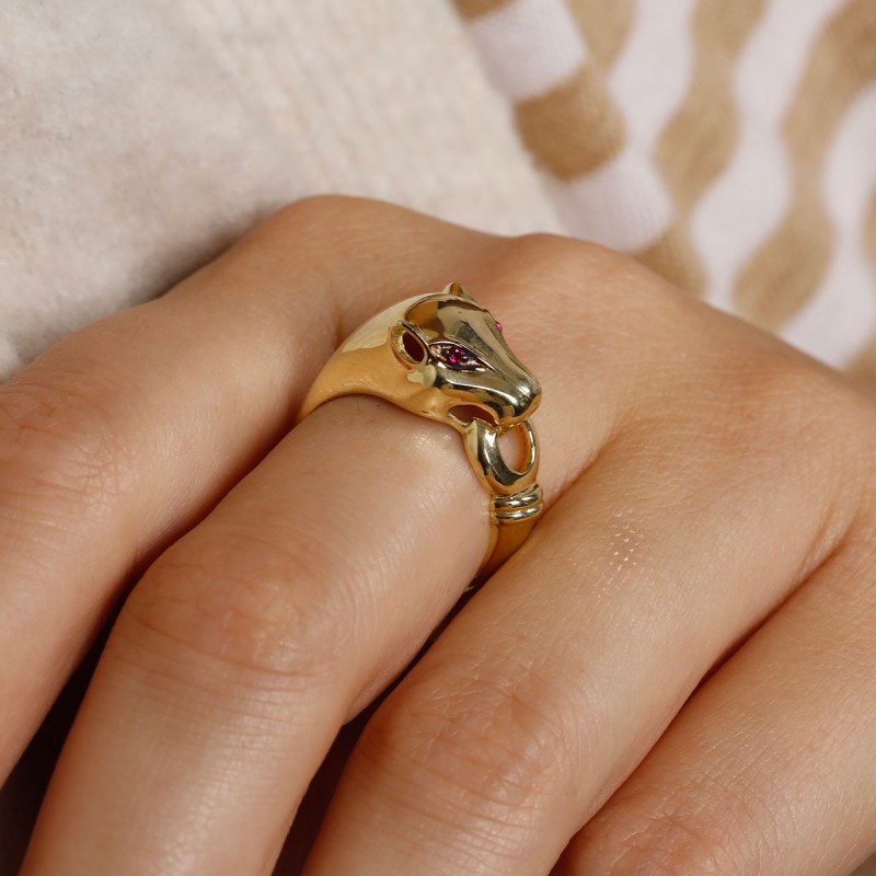 Bague 'Émergence' Or jaune - vue 2