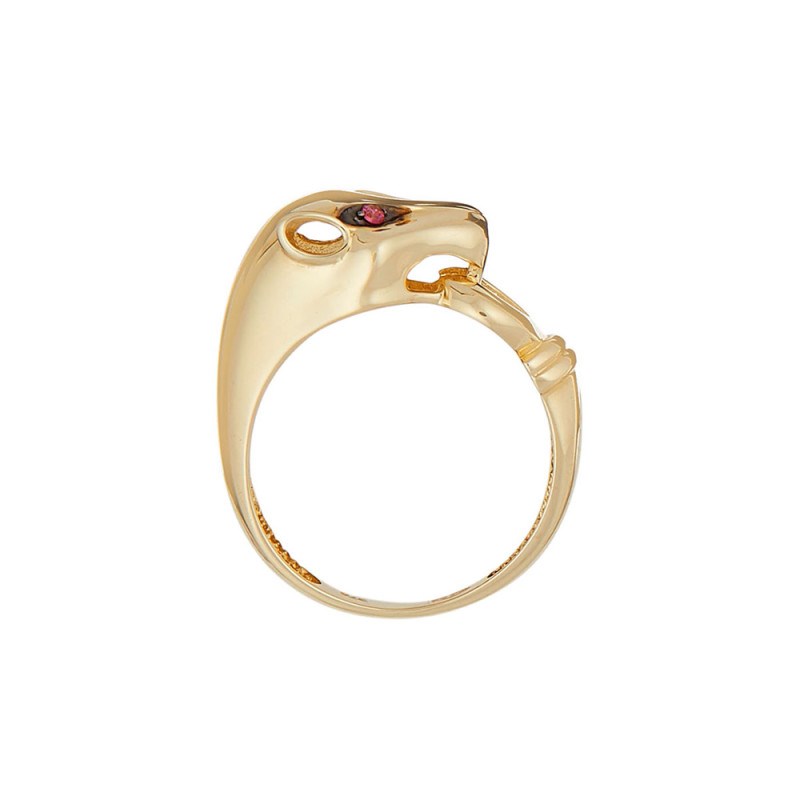 Bague 'Émergence' Or jaune - vue 4