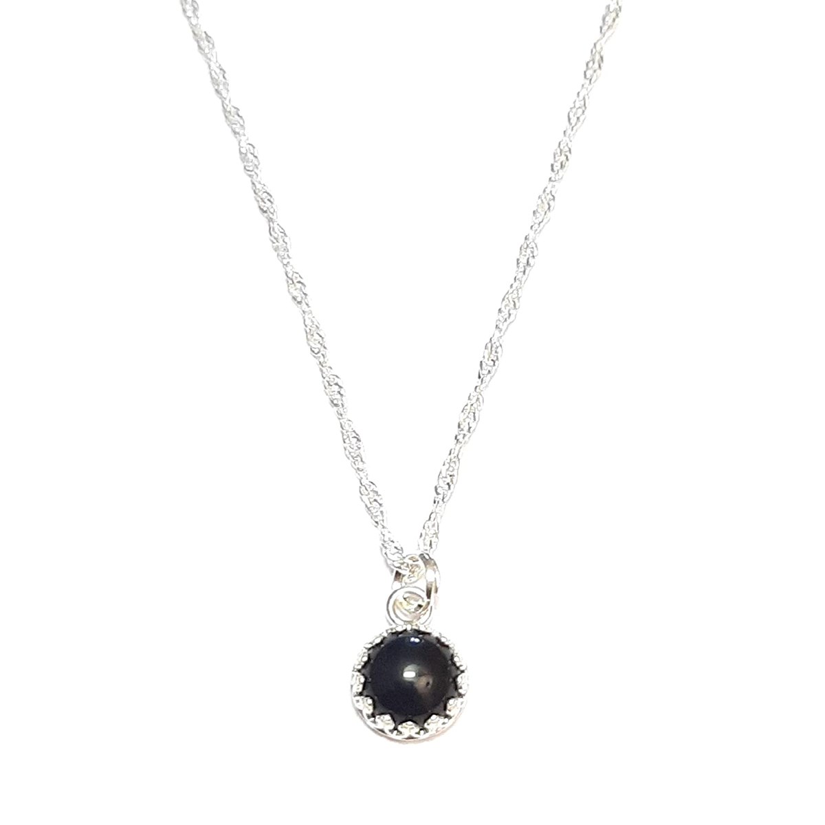 Collier Kariri Onyx Argent 925