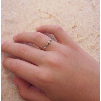 Bague Arembepe Argent 925 et Or 9 K