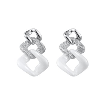 Boucles d'oreilles pendantes en Argent
