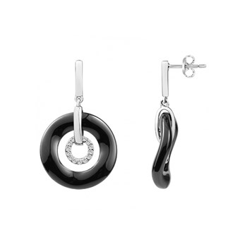 Boucles d'oreilles pendantes en Argent