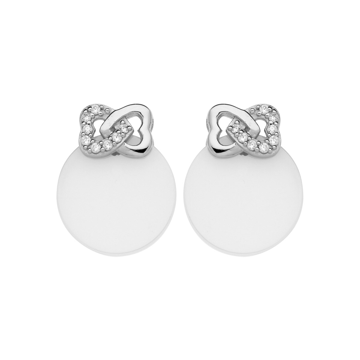 Boucles d'oreilles clous en Argent