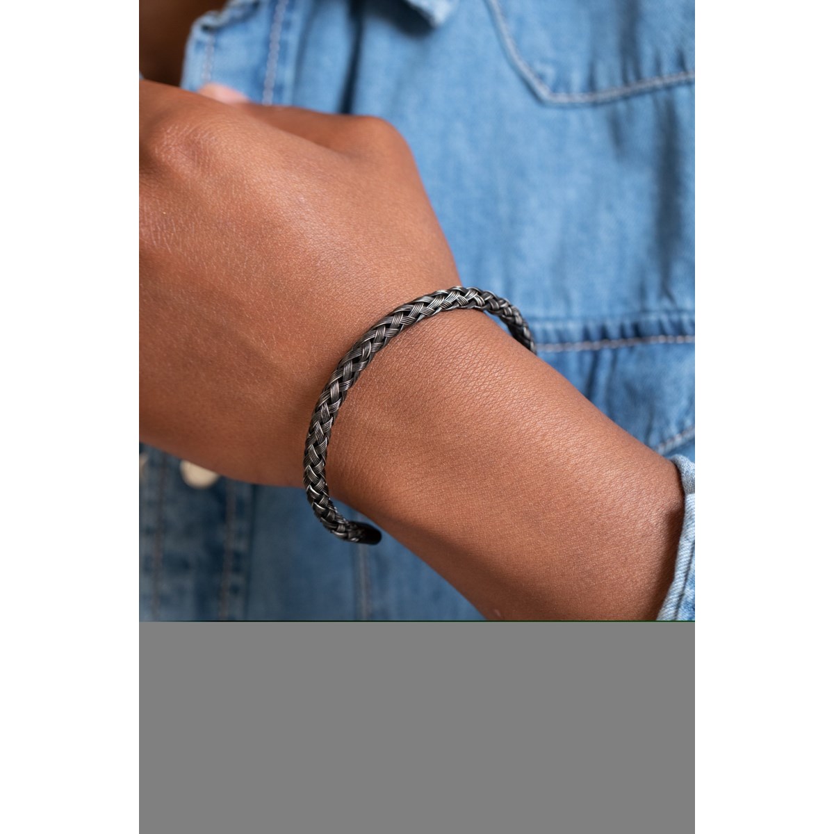Jonc ouvert Everson en Acier 316L - vue 3