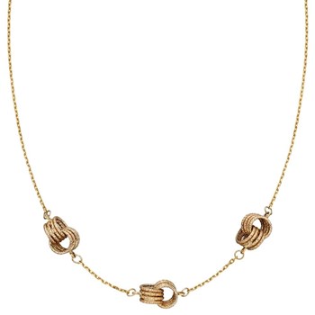 Halsketting in geel goud 375/1000