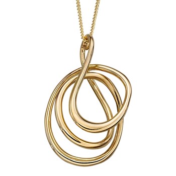 Halsketting in geel goud 375/1000