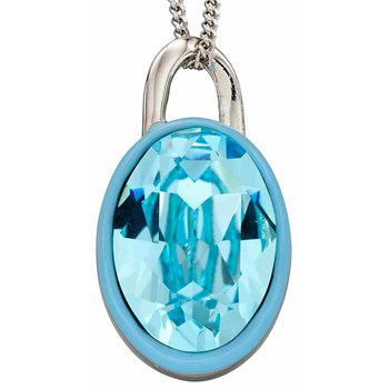 925/1000 zilveren kristallen ketting