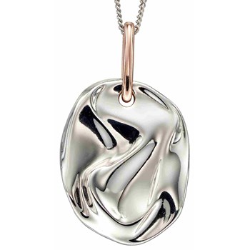 Collier plaqué or rose en argent 925/1000