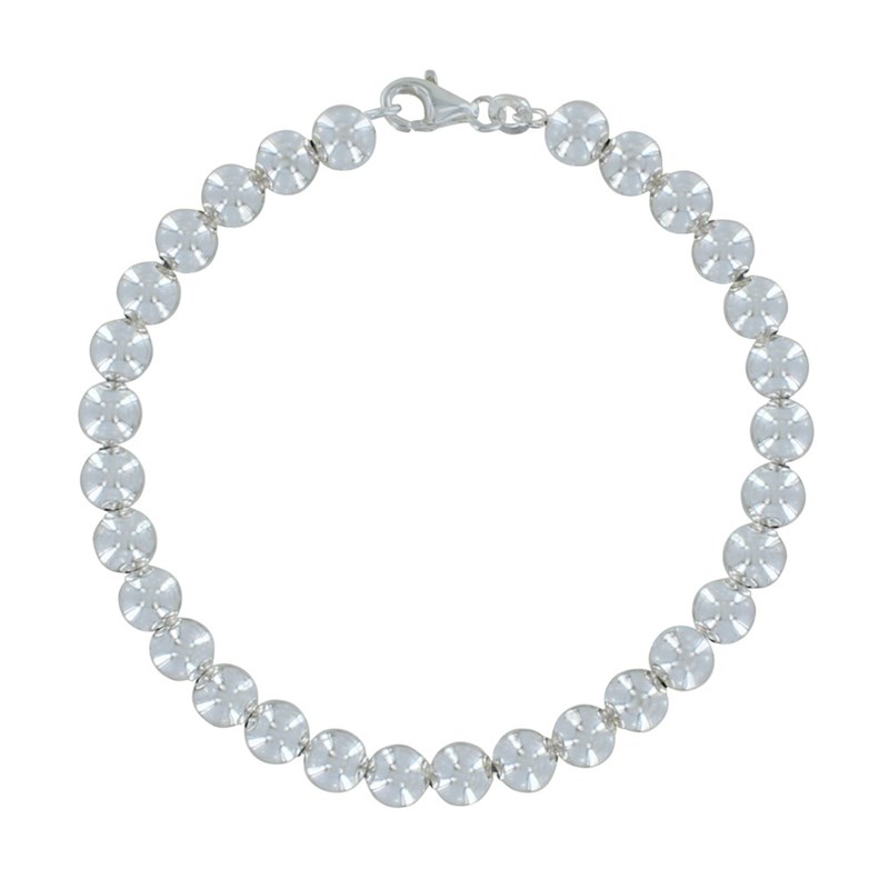 Bracelet Argent 925 Grosses Perles