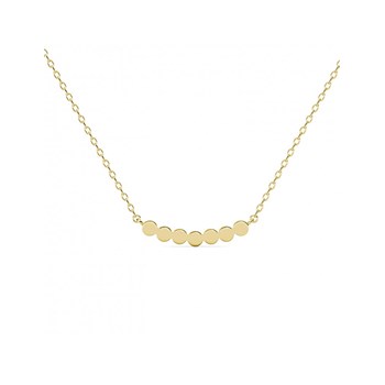 Evelyne pendant - Gold and crystal