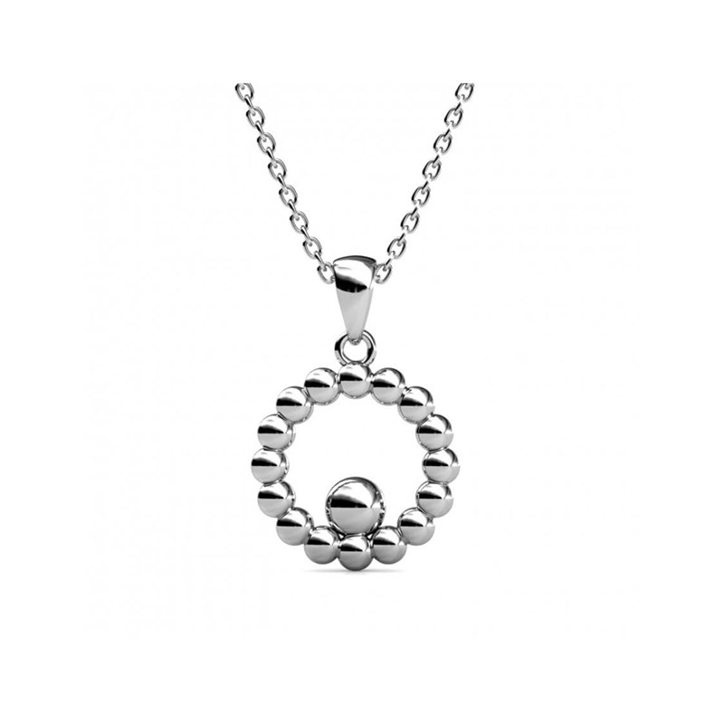 Pendentif Myrrh - Argenté et Cristal - vue 3