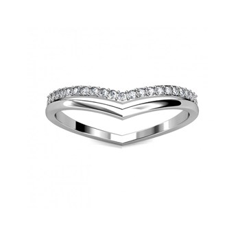 Bague Tiryns - Argenté et Cristal