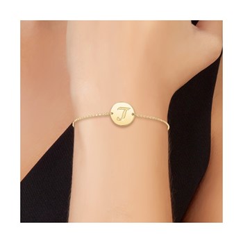 Stainless steel letter L bracelet by SC Bohème