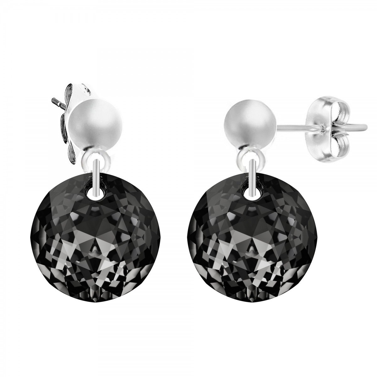 Boucles d'oreilles SC Crystal ornées de Cristaux scintillants