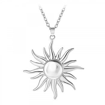 SC Crystal sun necklace
