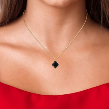 Collier SC Bohème orné d'une obsidienne