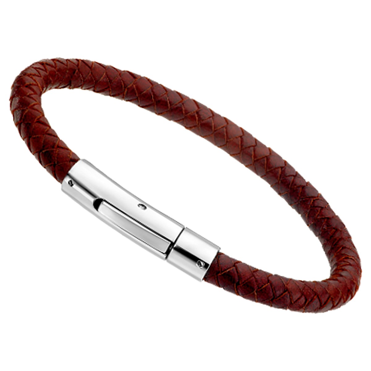Bracelet homme Lotus men Basic Tresse Marron