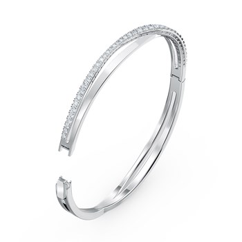Bracelet jonc Swarovski Twist Rows M