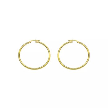 Créoles Brillaxis or jaune 9 carats diamètre 35mm