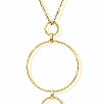 Collier Argent Doré Diamanté Alessia