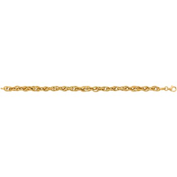 Bracelet Brillaxis maille forçat double lisse