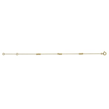 Bracelet junior Brillaxis 3 jeux de boules or