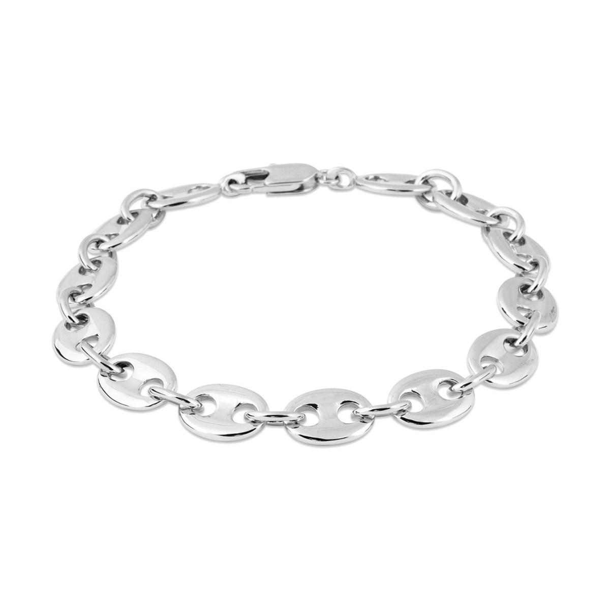 Bracelet Brillaxis maille grain de café 21cm