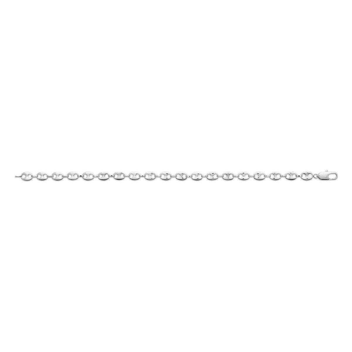 Bracelet Brillaxis maille grain de café 21cm - vue 3