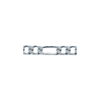 Chaîne Brillaxis maille alternée 3/1 45cm