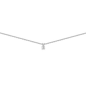 Collier brillaxis solitaire diamant 4 griffes or
0.10 ct