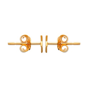 Boucles d'oreilles Brillaxis étoiles plaqué or
