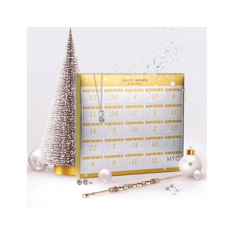 Calendrier De L'avent MYC-Paris 24 Bijoux - Finitions mixtes : Or Rosées et Argentées