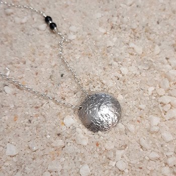 Sautoir Jaci, Argent Massif Réticulé