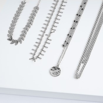 Bougie Bijou Silver necklace - Sous les frangipaniers fragrance - 40h