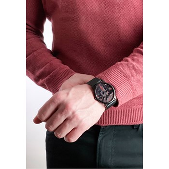 Dark Side - Cuir Zébré Noir