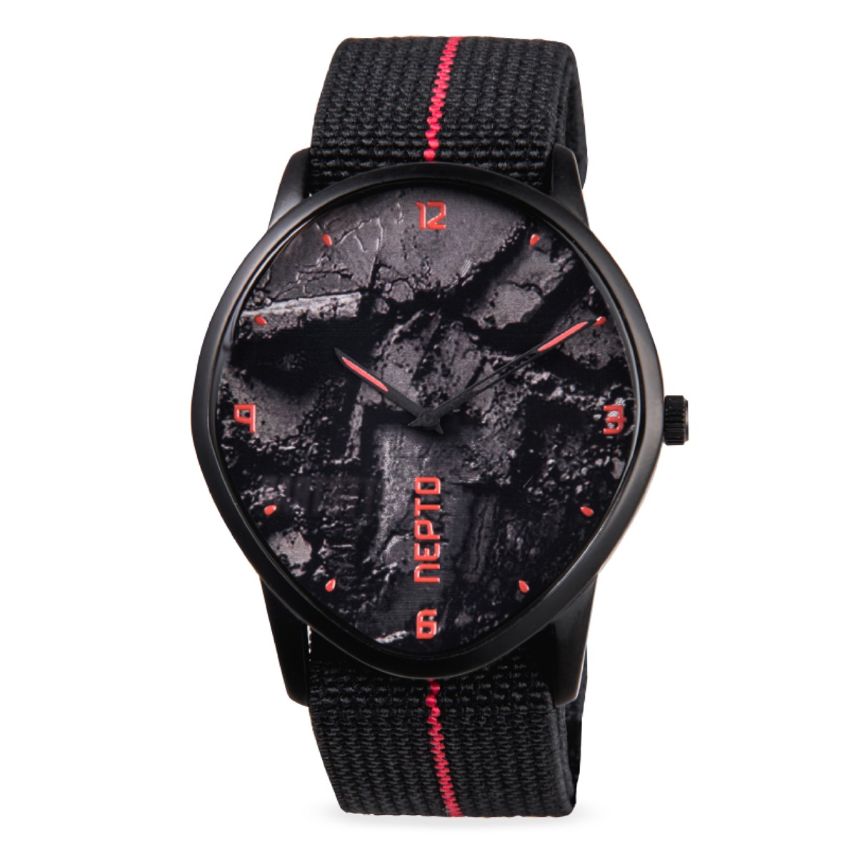 Dark Side - Nato Nylon Noir/Rouge