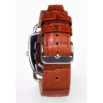 Blue Ocean - Cuir Croco Marron