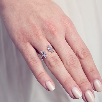 Bague ouverte en Argent