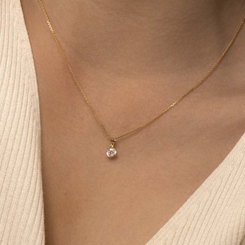 Pendentif 'Plissée' Or jaune