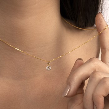 Pendentif 'Plissée' Or jaune