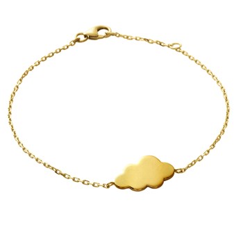 Bracelet Brillaxis nuage doré