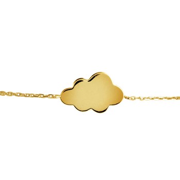 Bracelet Brillaxis nuage doré