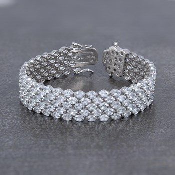 Bracelet Aigue-Marine & Argent 925 - Aden Bijoux