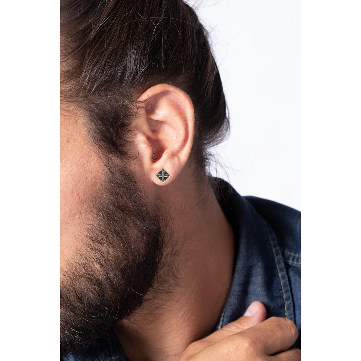 Boucles D Oreilles Acier Homme Phebus Legend Homme Clous D Oreilles