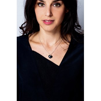 Collier Emelyne en Argent avec oxyde de zirconium blanc