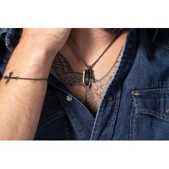 Collier Jin en PVD