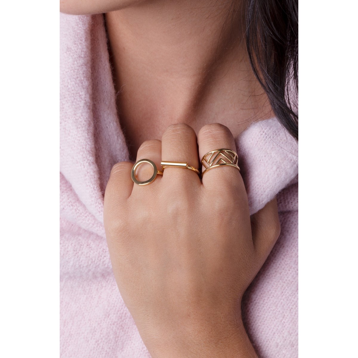 Bague interchangeable Sibylle en Acier - vue 3