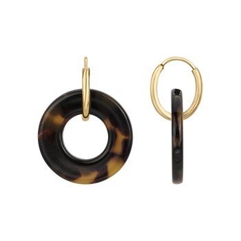 Boucles d'oreilles pendantes Delilah en Acier