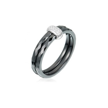 Bague Eliana en Argent avec oxyde de zirconium blanc