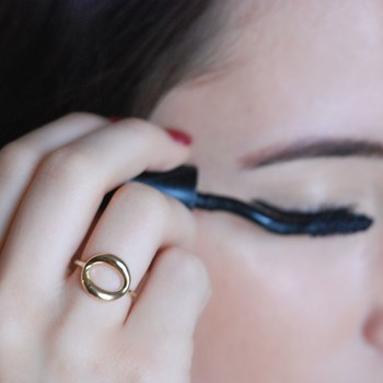 Bague plaqué or jaune ovale MARGOT - Bijoux Privés Discovery